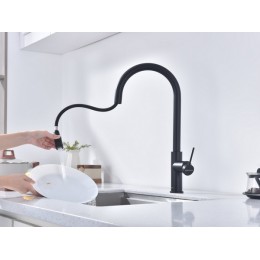 Смеситель Paulmark Ga213077-AN, латунь, поворотный излив 180°, высота 477 мм, SKU 26758