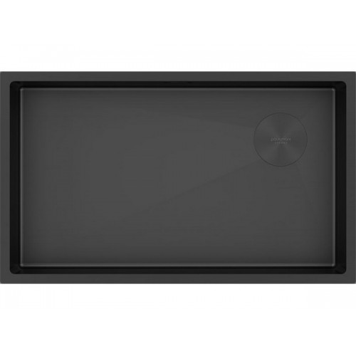 Мойка Paulmark Next-skew 74 uni PM887444-MBN, матовый черный - Качественная кухонная мойка для вашего интерьера