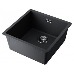 Мойка 35063 Omoikiri Yamakawa 45T-Integra-BL Tetogranit, 448x448 мм, черный