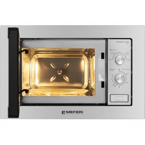 СВЧ-печь MEFERI MMO6020IX LIGHT - Встраиваемая модель с современным дизайном и функциями