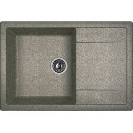 Мойка Dr.Gans ТЕХНО 760 базальт, 1 чаша, мрамор, 760х510 мм, SKU 20964