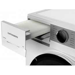 Сушильная машина Kuppersberg DM 611 W, 8 кг, белая/серебристая, 15 программ, SKU 31365