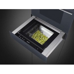 Вакууматор SMEG CPV115G, 6.5л, нерж. сталь, Touch Control, 3 уровня вакуумирования, 260мм запайка, 15кг макс. вес, автомат. осушение, 24766