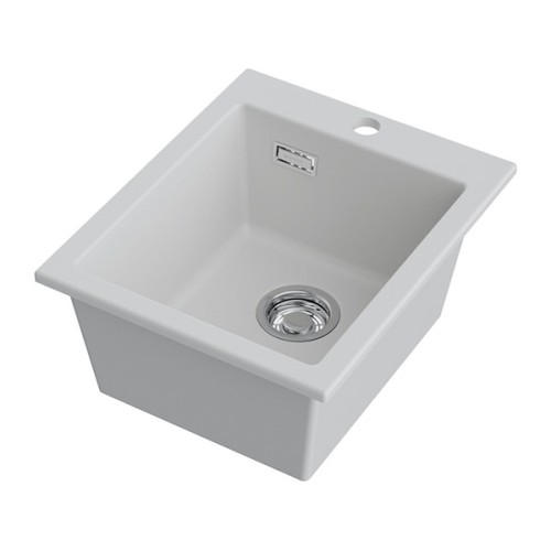 Мойка Omoikiri Omishima 41-WH Matt Natceramic/белый матовый (4997547)