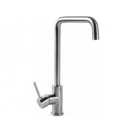 Смеситель Longran Logic LM2105 Stainless Steel, SKU 17470, однорычажный, высота 352 мм, поворотный излив.