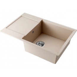 Мойка 34675 Omoikiri Daisen 78-LB-SA Artgranit 780x510 мм, врезная, с крылом, бежевый