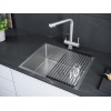 Мойка Paulmark Next 54 uni PM215444-BS из брашированной стали - Элегантное решение для вашей кухни