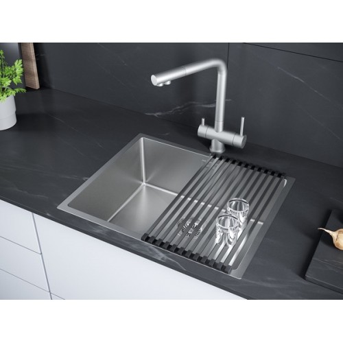 Мойка Paulmark Next 54 uni PM215444-BS из брашированной стали - Элегантное решение для вашей кухни