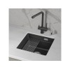 Мойка Granula KS-4501iU черного цвета - стильное решение для вашей кухни