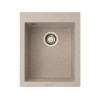 Мойка Longran Cube CUG410.500 - 58 Sabbia | Качественная кухонная мойка из нержавеющей стали