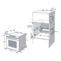 Духовой шкаф Kuppersberg HT 611 BB, 60 см, черный, 72 л, 11 режимов, A+ (SKU 34179)