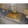 Мойка Paulmark Kroner 59F PM225951-BGL в брашированном золоте – идеальное решение для вашей кухни
