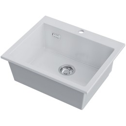 Мойка Omoikiri Omishima 60-WH Glossy Natceramic/белый глянцевый (4997466)