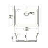 Мойка Omoikiri Omishima 60-WH Glossy Natceramic/белый глянцевый (4997466)