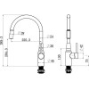 Смеситель Longran Sprint Logic LM219A Black - стильный и функциональный выбор для вашей кухни