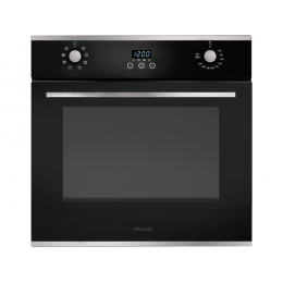 Духовой шкаф GRAUDE BE 60.3 E, 60 см, черный/нержавеющая сталь, 60 л, 250°C, A, 2.56 кВт, SKU 3282