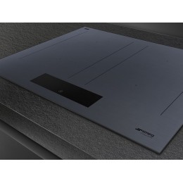 Варочная панель SMEG 28082, индукционная 60 см, Neptune grey, стеклокерамика Eclipse, 4 зоны, EVO Slider.