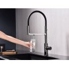 Смеситель Paulmark Tornado To213402-GB, глянцевый черный - стиль и качество для вашей кухни или ванной