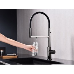Смеситель Paulmark Tornado To213402-GB, однорычажный, латунь, 565 мм, SKU 24288