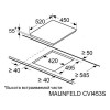 Варочная панель MAUNFELD CVI453SBWH Inverter - Индукционная плита с современными функциями