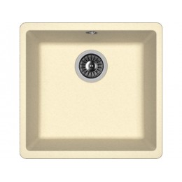 Мойка Florentina Вега 400 шампань, SKU 21189, кварц, 1 чаша, 440x420 мм