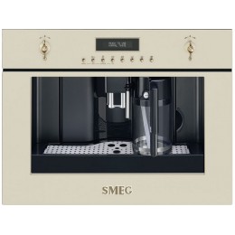 Кофемашина SMEG CMS8451P, кремовая, 15 бар, 3 уровня крепости, автоматическое каппучино, SKU 24095