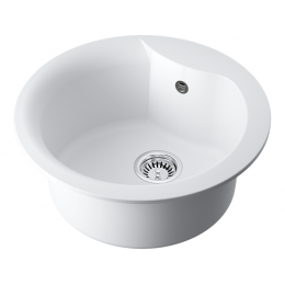 Мойка 34895 Omoikiri Yasugata 48R-WH Tetogranit Ø485 мм, 10 мм, белый
