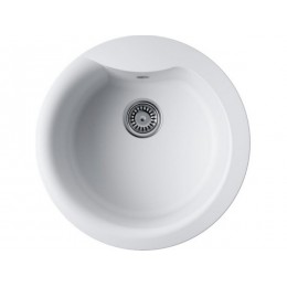 Мойка 34895 Omoikiri Yasugata 48R-WH Tetogranit Ø485 мм, 10 мм, белый