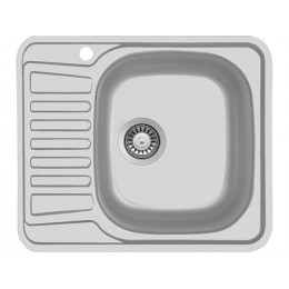 Мойка Ukinox 30698 Комфорт 580x480, нерж. сталь, 1 чаша, матовая, 45 см.