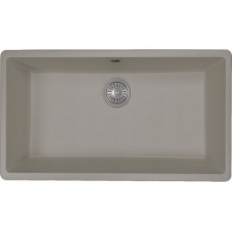 Мойка Florentina Вега 700 (SKU 21699), кварц, 1 чаша, 740x420 мм, серый шелк