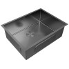 Мойка Paulmark Next 58 uni PM215844-GM из вороненой стали - Качество и Стиль для Вашей Кухни