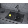 Мойка Paulmark Next 58 uni PM215844-GM из вороненой стали - Качество и Стиль для Вашей Кухни