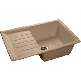 Мойка Granfest GF - P760L 11607, мрамор, 1 чаша, прямоугольная, 756х495 мм
