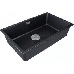 Мойка Paulmark Lumi 74uni LU74-BLM, гранит, 740x460 мм, 190 мм глубина, SKU 25708