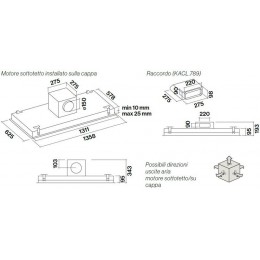 Вытяжка Falmec NUVOLA IS STEEL 140 (SKU 10910, нерж. сталь, стекло, эл. управление)
