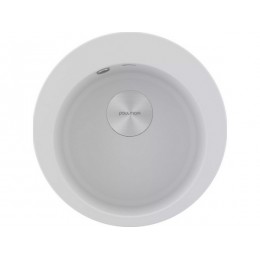 Мойка Paulmark Gelegen 50 PM404800-WH, гранит, ⌀475, 170 мм, SKU 23813