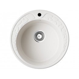 Мойка Omoikiri Tovada 51-PA 34614 Artgranit Ø510мм, врезная, 10мм толщ.