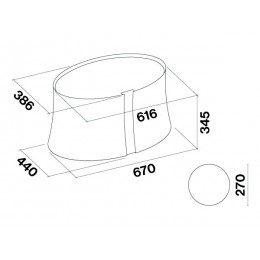 Вытяжка Falmec ZEPHIRO E.ION IS. GLASS WHITE 25615, 67 см, 450 м³/ч, белая