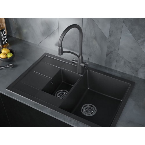 Смеситель Paulmark Siegen Si213111-308 черный/хром – стильное решение для вашей кухни или ванной