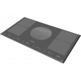 Варочная панель MAUNFELD CVI905SFDGR 90 см, индукционная, 5 конфорок, графитовая, 9000 Вт, SKU 35920