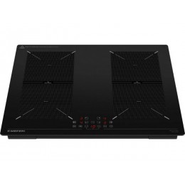 Варочная панель MEFERI MIH604BK 59 см, индукционная, черная, 4 конфорки, 29321