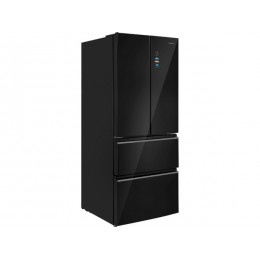 Холодильник MAUNFELD MFF190NFDB01, 83 см, черный, A+, 515 л, NoFrost, инверторный