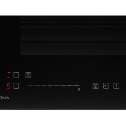 Варочная панель KRONA ONYX 27522, индукционная 59 см, черная, 4 зоны нагрева, сенсорное управление