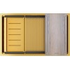 Мойка Paulmark Next-Multi Sink 74 Uni PM787445-BG в Брашированном Золоте - Идеальное Решение для Вашей Кухни
