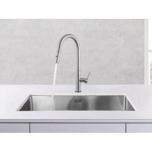 Смеситель Longran Techno LM2183 Steel - Качественный и Стильный Выбор для Вашей Кухни