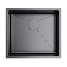 Мойка 34127 Omoikiri Taki 49-U/IF-GM, нержавеющая сталь, 490x440x200 мм, 1.2 мм, шумоподавляющая.