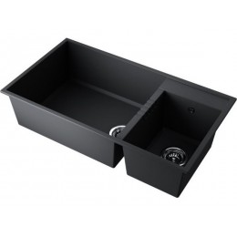 Мойка Omoikiri Tedori 85-2-U-BL 34927 Tetogranit 850x465 мм черный