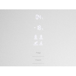 Холодильник MAUNFELD MFF1857NFW 33528, 432л, NoFrost, A++, инверторный, перламутровый белый