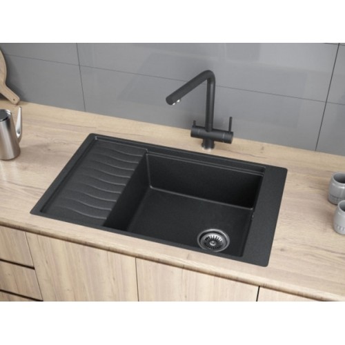 Мойка Kuchenstern BRETT 60 антрацит