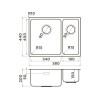 Мойка Omoikiri Tadzava 58-2-U/I Ultra 15-IN-L из нержавеющей стали (4997118) - Качество и стиль для вашей кухни